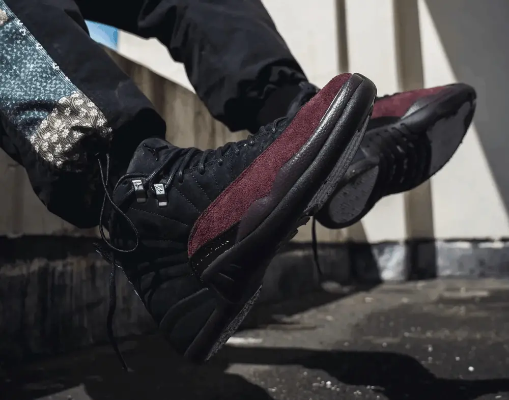 Giày Nike Air Jordan 12 x A Ma Maniére Retro SP 'Black' DV6989-001 - Ảnh 4