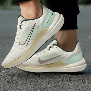 Giày Nike Air Winflo 9 Light Bone Mint Foam 'White Green' DV9121-011 - Ảnh 3