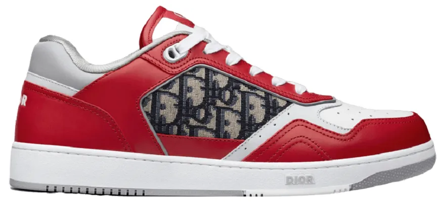Giày Dior B27 Low 'Red Gray Dior' 3SN272ZIR-H360
