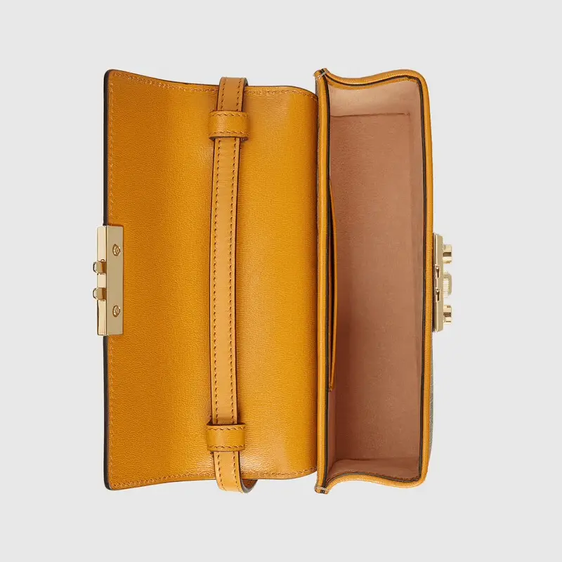 Alternative view of Túi Gucci Padlock Mini Beige And White Leather ‎652683-96GAG-9763