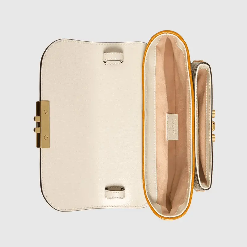 Alternative view of Túi Gucci Padlock Mini GG Supreme Burnt Orange Leather 658487-2ZGAG-9763