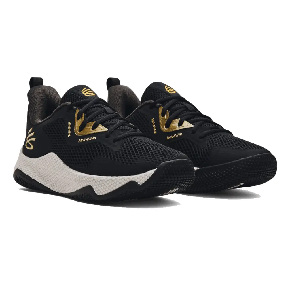 Giày Under Armour Curry HOVR Splash 3 AP UA Black Gold 3026275-001 - Ảnh 6