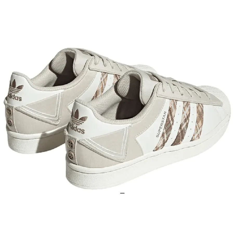 Alternative view of Giày Adidas Originals Superstar 'White Brown' IG3004
