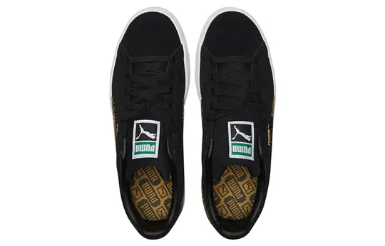Alternative view of Giày Puma Suede Classic Flannel 'Black' 384605-01
