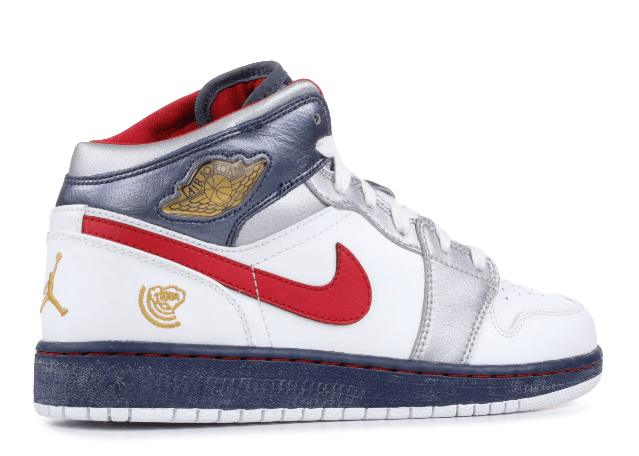 Giày Nike Air Jordan 1 GS 'Olympic' 327048-161 - Ảnh 4