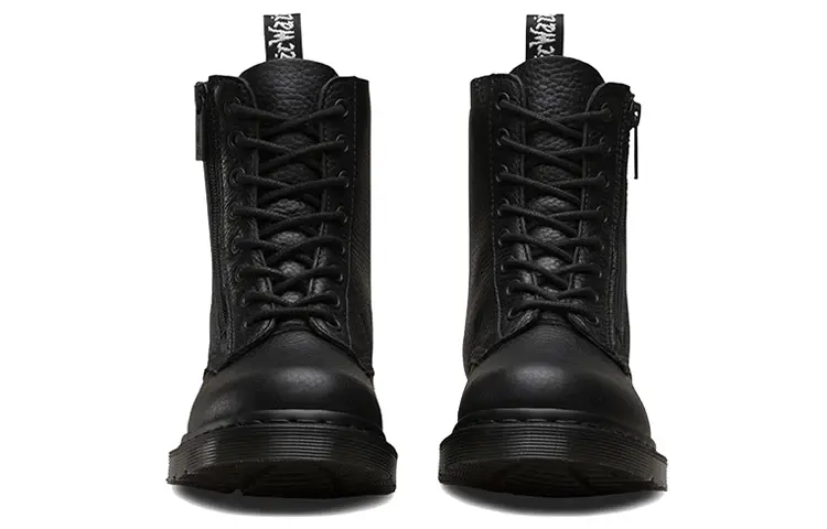 Giày Dr.Martens 1460 Pascal Women's Leather Zipper 'Black' 22008001 - Ảnh 4