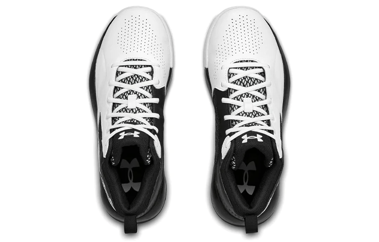Giày Under Armour Lockdown 5 'White Black' 3023949-100 - Ảnh 4