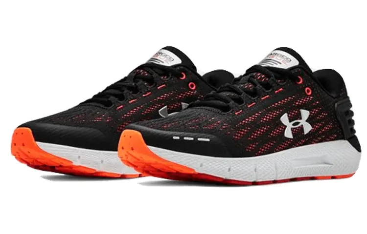 Alternative view of Giày Under Armour Charged Rogue 'Black Orange Glitch' 3021225-002