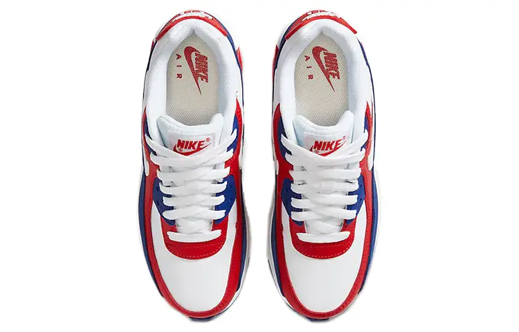 Giày Nike Air Max 90 Leather GS 'USA' DA9022-100 - Ảnh 4