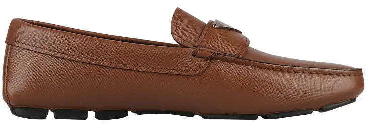 Giày Prada 21FW Saffiano Driving Loafers Brown 2DD164-053-F0BW5