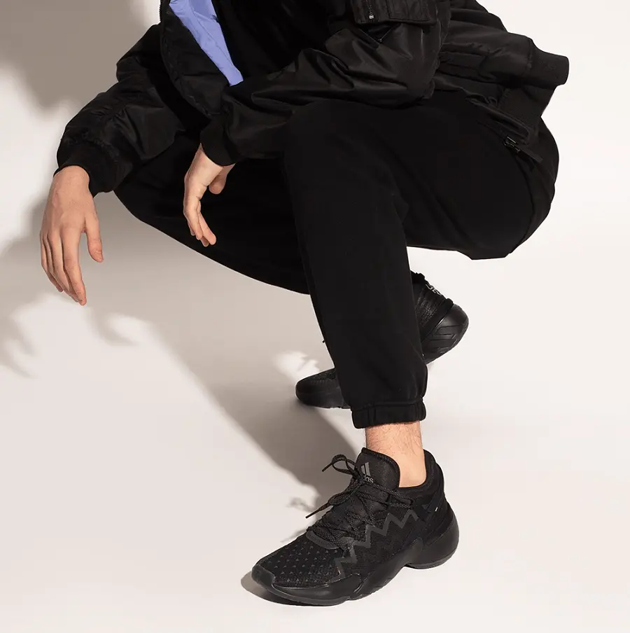 Giày Adidas D.O.N. Issue #2 Pharrell 'Triple Black' GX0041 - Ảnh 3