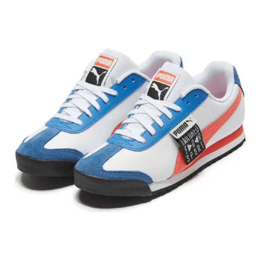 Alternative view of Giày Puma Roma Classic Sports ‘White Blue’ 371614-02