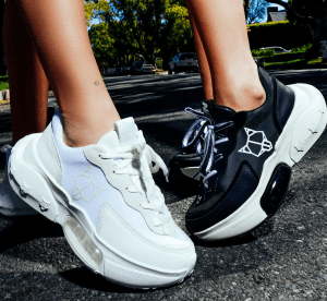 Alternative view of Giày Naked Wolfe TURBO CASUAL 'Black White'