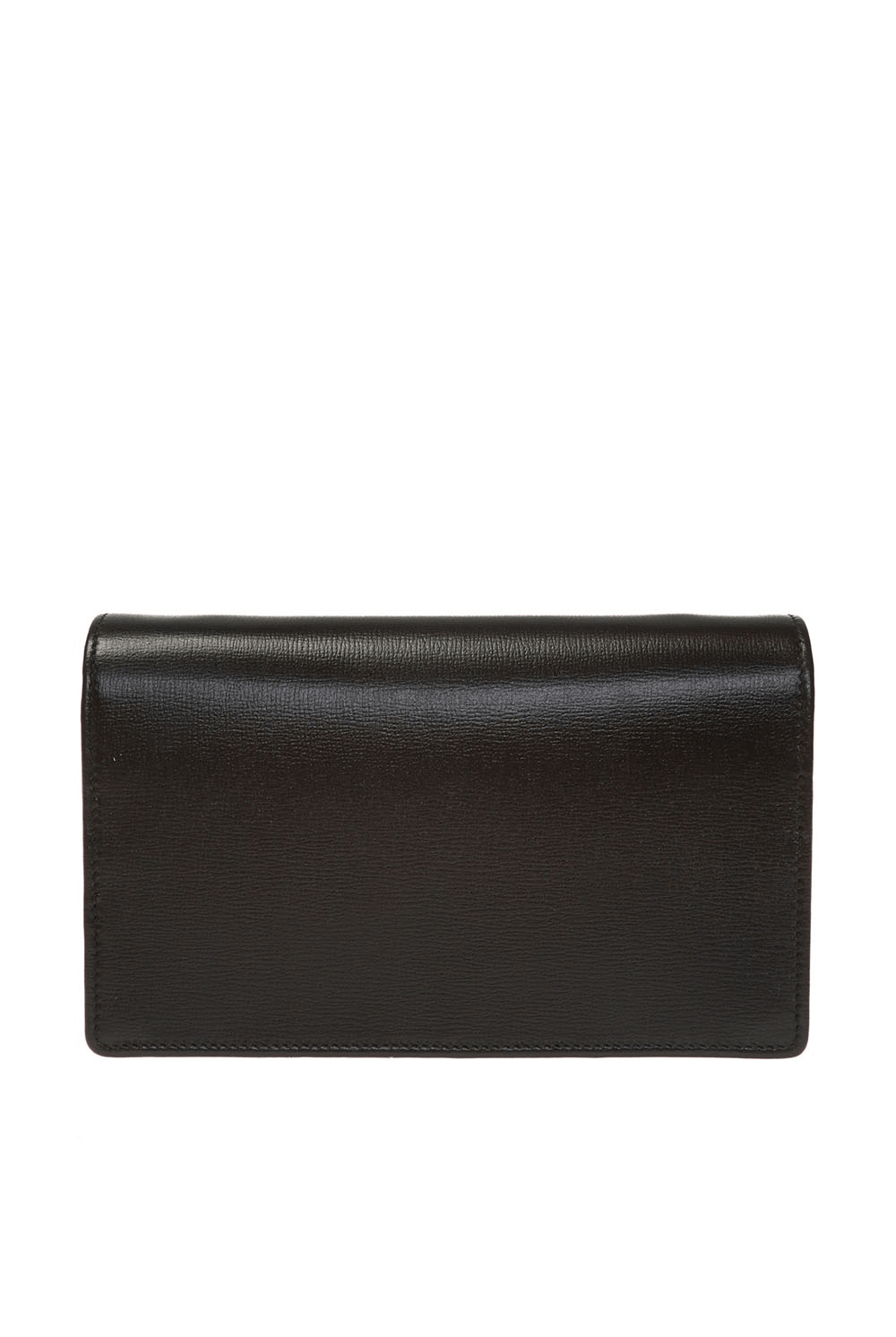 Túi Gucci GG Plaque Chain Wallet Black 598549 1DB0X 1000 - Ảnh 3