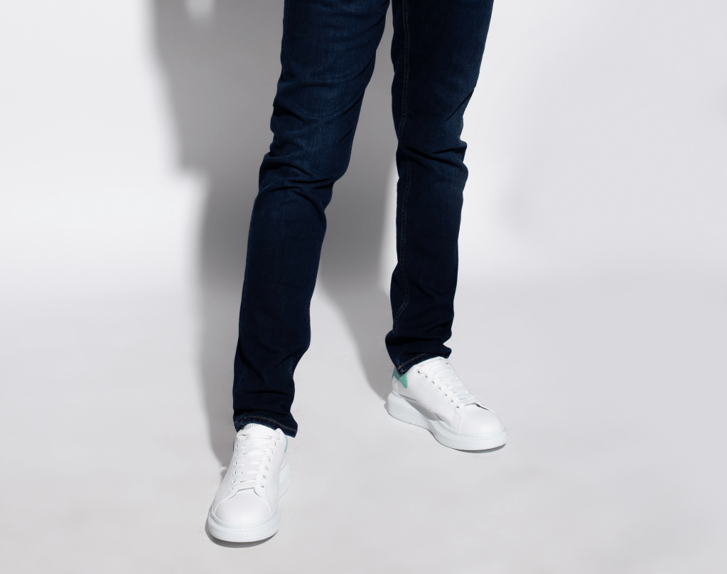 Giày Alexander McQueen Oversized Sneaker 'White Teal' 553680-WHGP7-9344 - Ảnh 5