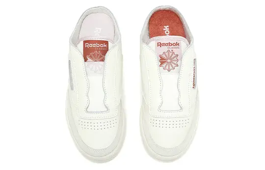 Giày Reebok Club C Laceless Mule ‘White’ GZ5319 - Ảnh 4