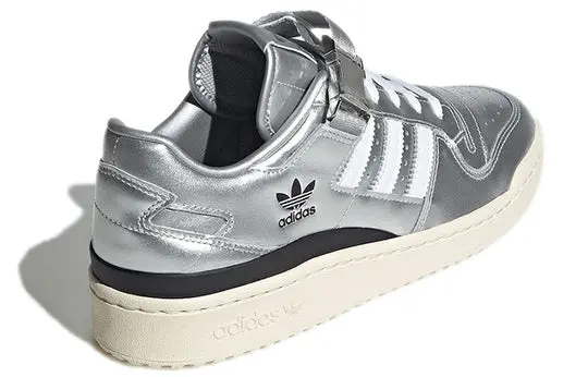 Giày Adidas Originals Forum Low x Atmos 'Metallic Silver' GV9224 - Ảnh 4
