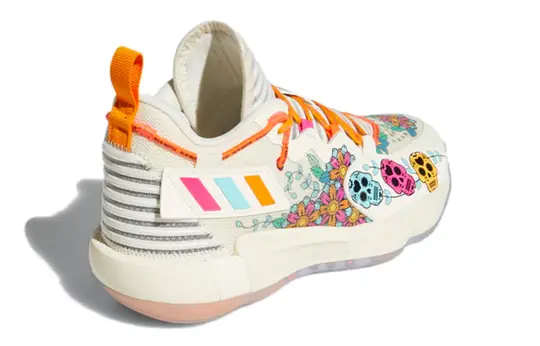 Giày Adidas Dame 7 Extply day Of The Dead 'Cream White' GW3832 - Ảnh 5