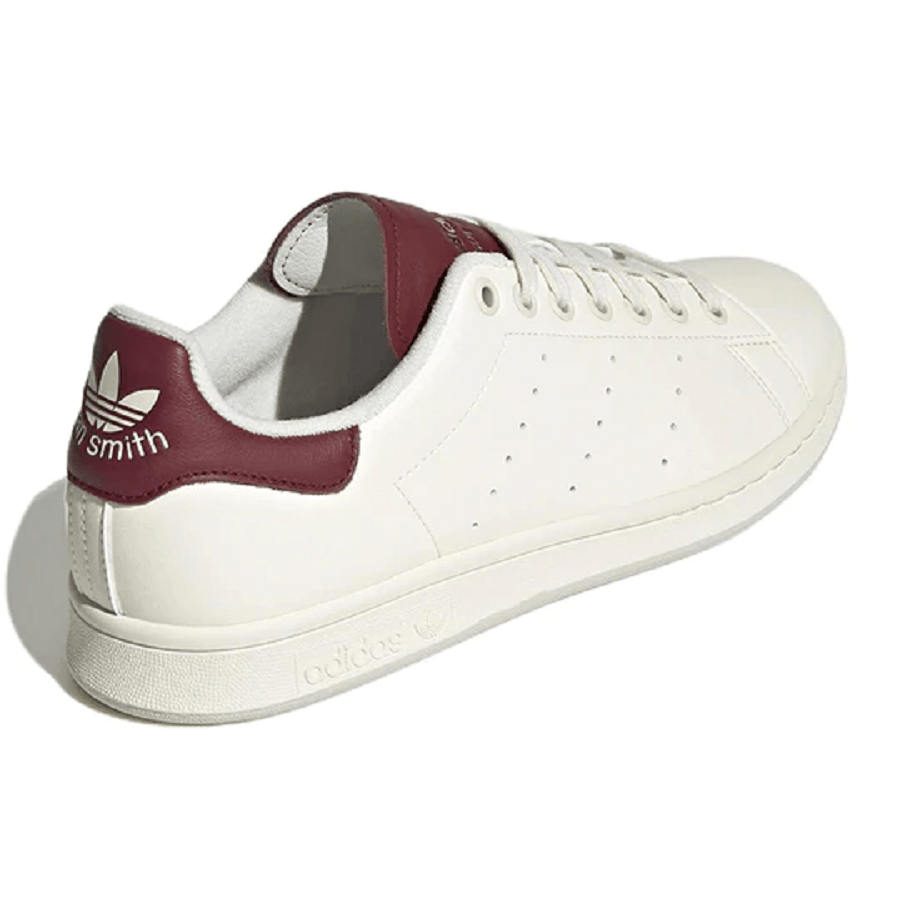 Giày Adidas Stan Smith 'Off White Collegiate Burgundy' GX4420 - Ảnh 4