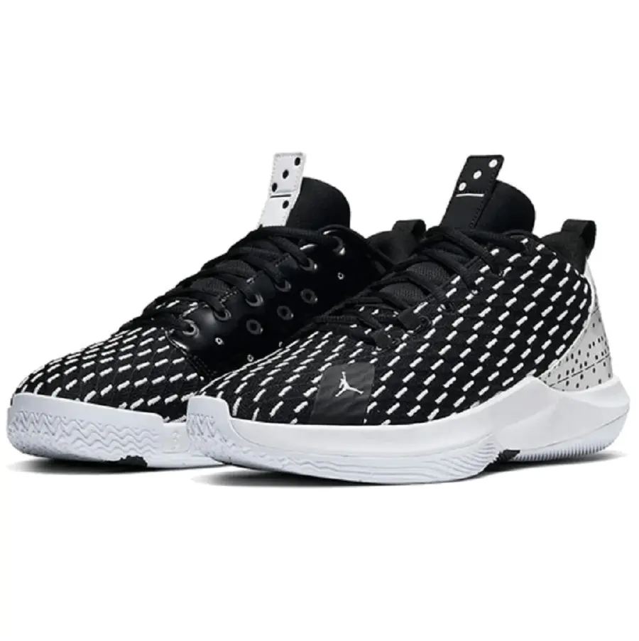 Giày Nike Air Jordan CP3XII PF 'Black White' CJ4275-010 - Ảnh 4