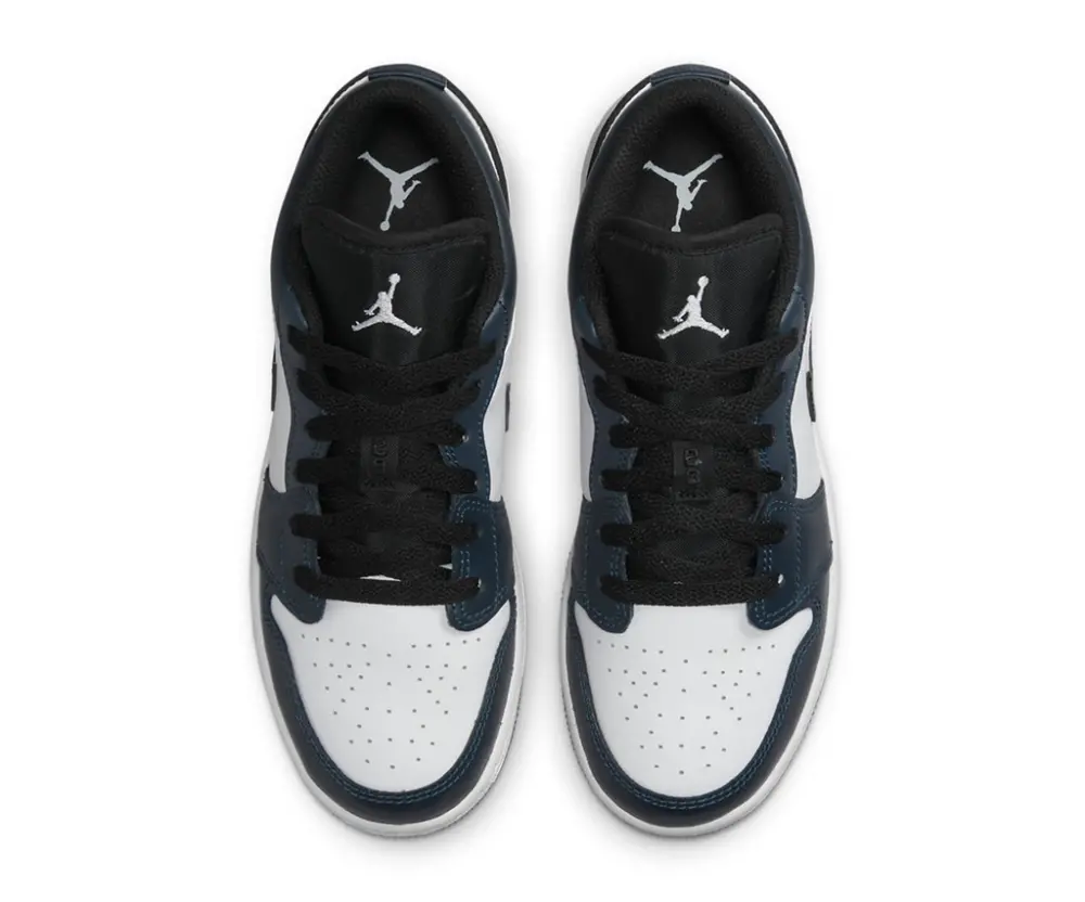 Giày Nike Air Jordan 1 Low GS 'Armory Navy' 553560-411 - Ảnh 7