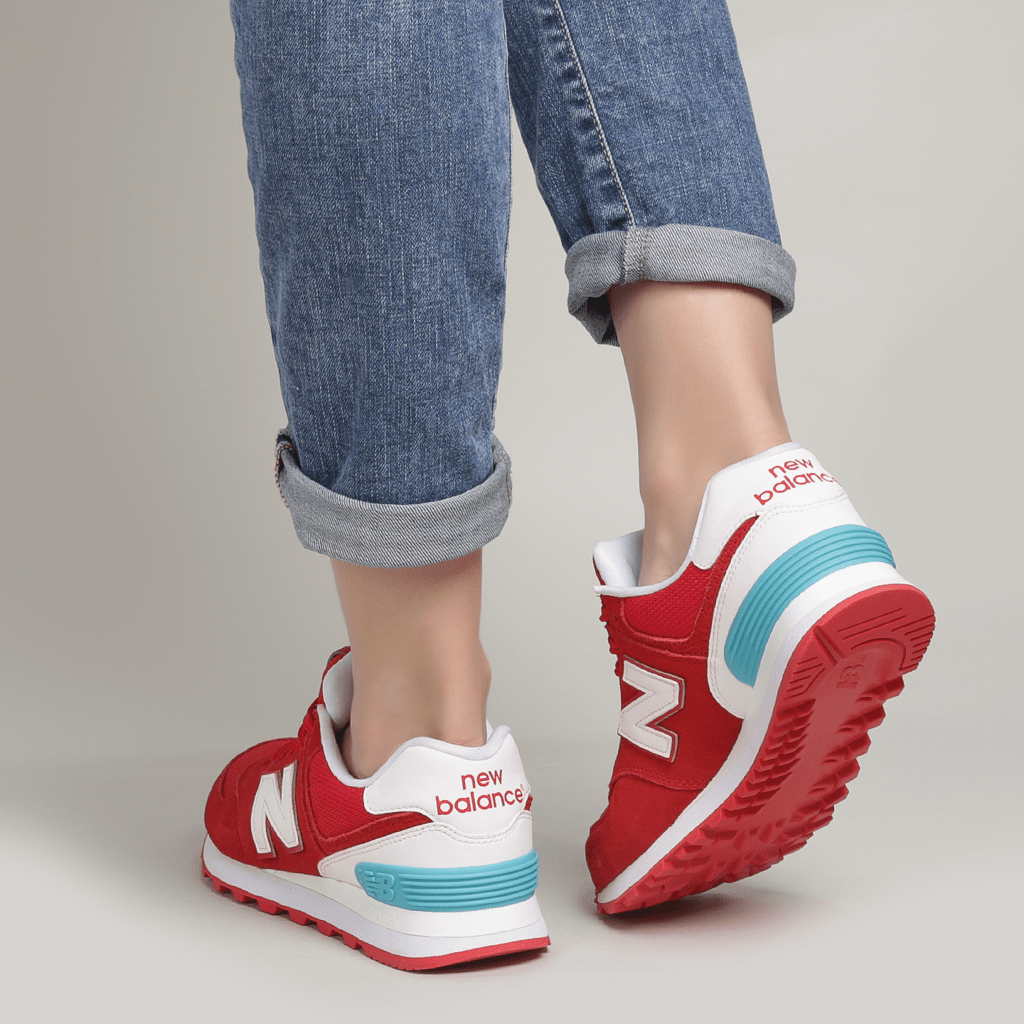 Giày New Balance 574 'Red' WL574CNC - Ảnh 5