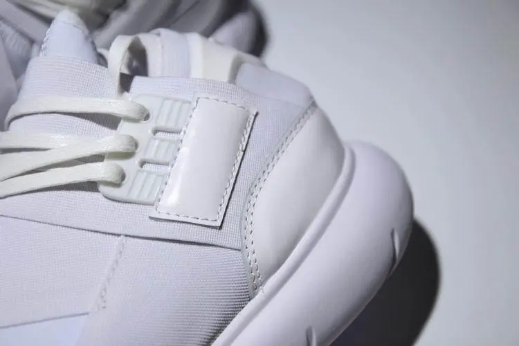 Giày Adidas Y3 Qasa Hi Triple White AQ5500 - Ảnh 3