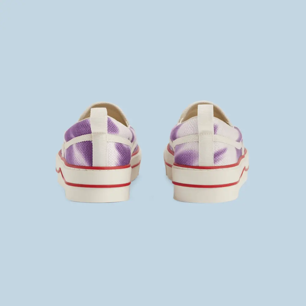 Giày Gucci Tennis 1977 Slip On 'Purple' 703553-U5H10-5560 - Ảnh 5