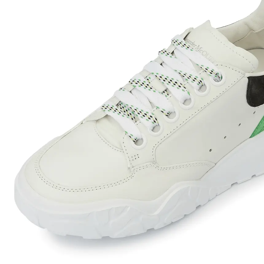 Alternative view of Giày Alexander Mcqueen Court Trainer 'White' 709033-WIAA1-8950