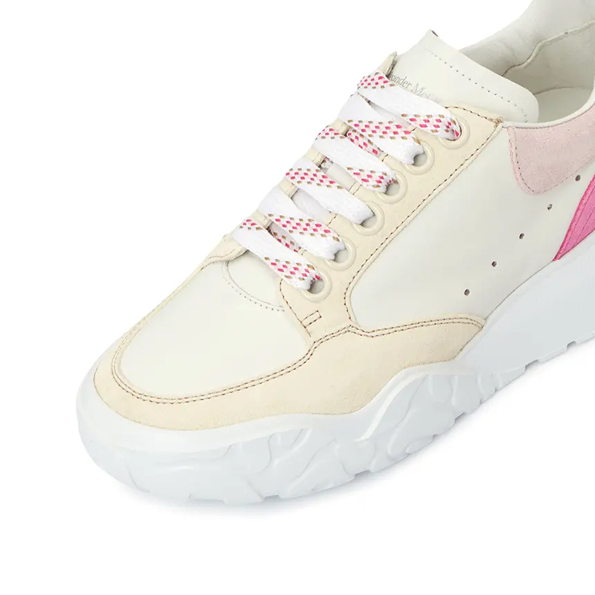 Alternative view of Giày Alexander Mcqueen Court Trainer 'White' 709033-WIAAY-8877