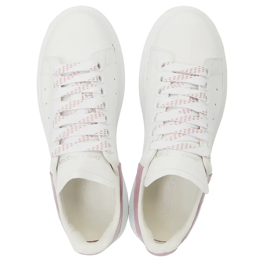 Giày Alexander Mcqueen Oversole Crocodile 'White' 718233-WICG6-8887 - Ảnh 3