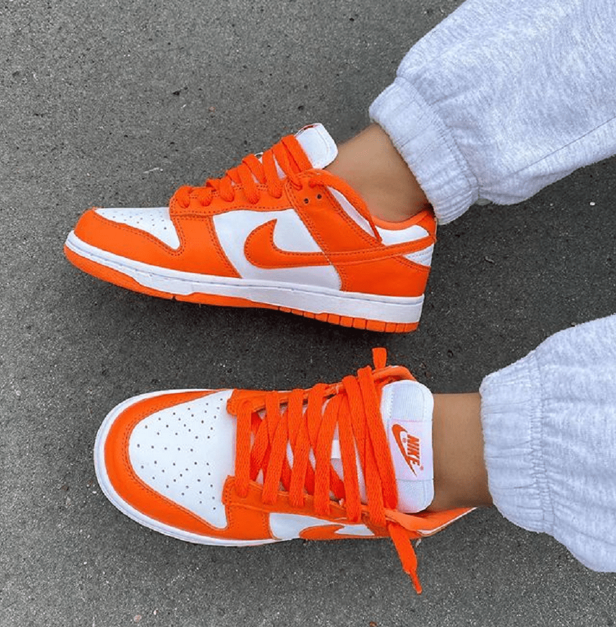 Giày Nike Dunk High SP Syracuse 2021 GS 'Orange' DB2179-100 - Ảnh 4