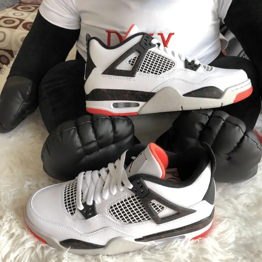Giày Nike Air Jordan 4 Retro GS 'Pale Citron' 408452-116 - Ảnh 3