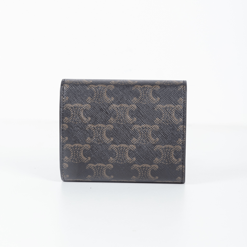 Túi Celine Small Triomphe Wallet In Triomphe Canvas 'Tan' 10D782CQH-04LU - Ảnh 2