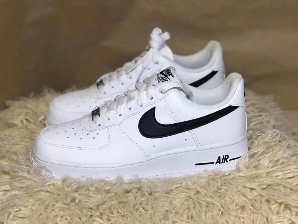 Alternative view of Giày Nike Air Force 1 Low 'White Black' (2020) CJ0952-100