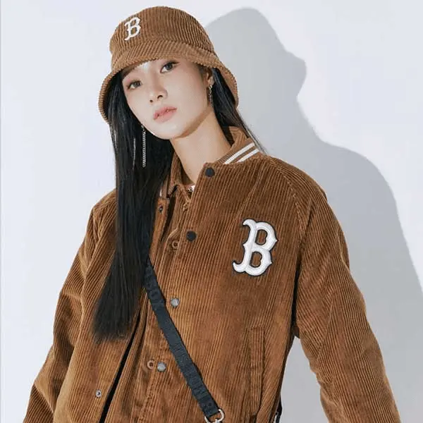 Áo MLB Basic Padded Corduroy Jumper Boston Red Sox 3AJP02016-43BRS - Ảnh 4