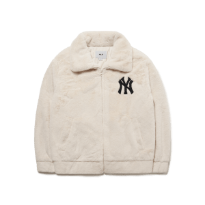 Áo MLB Basic Stand Neck Mega Logo Plush Jumper NY Yankees 3AJPF0416-50CRS