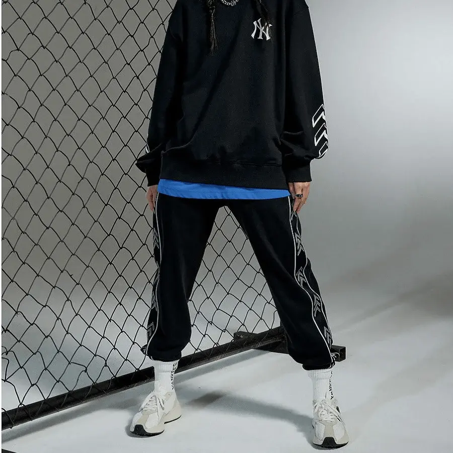 Giày MLB Chunky Jogger Seambakk New York Yankees 3ASXXB21N-50IVS - Ảnh 6