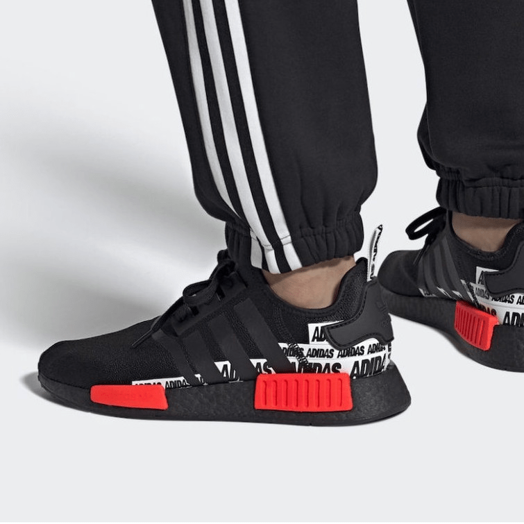 Giày Adidas NMD R1 'Label Pack Core Black' FX6794 - Ảnh 2