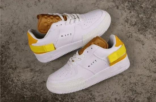 Giày Nike Air Force 1 'Type White Gold' AT7859-100 - Ảnh 5