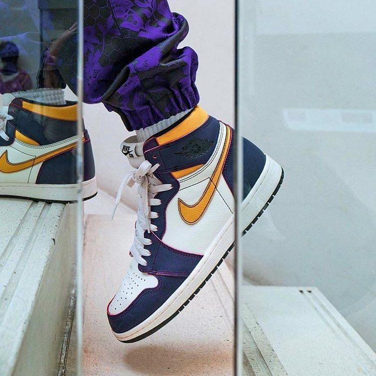 Giày Nike Air Jordan 1 Retro High SB 'LA To Chicago' CD6578-507 - Ảnh 7