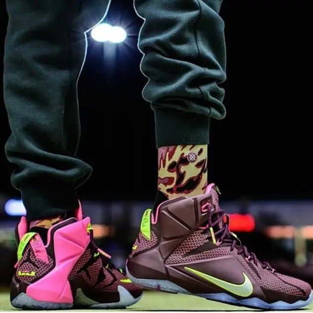 Giày Nike LeBron 12 'Double Helix' 684593-607 - Ảnh 5