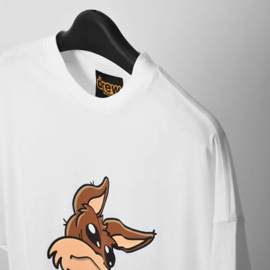 Alternative view of Áo Drew House Fernand SS Tee White