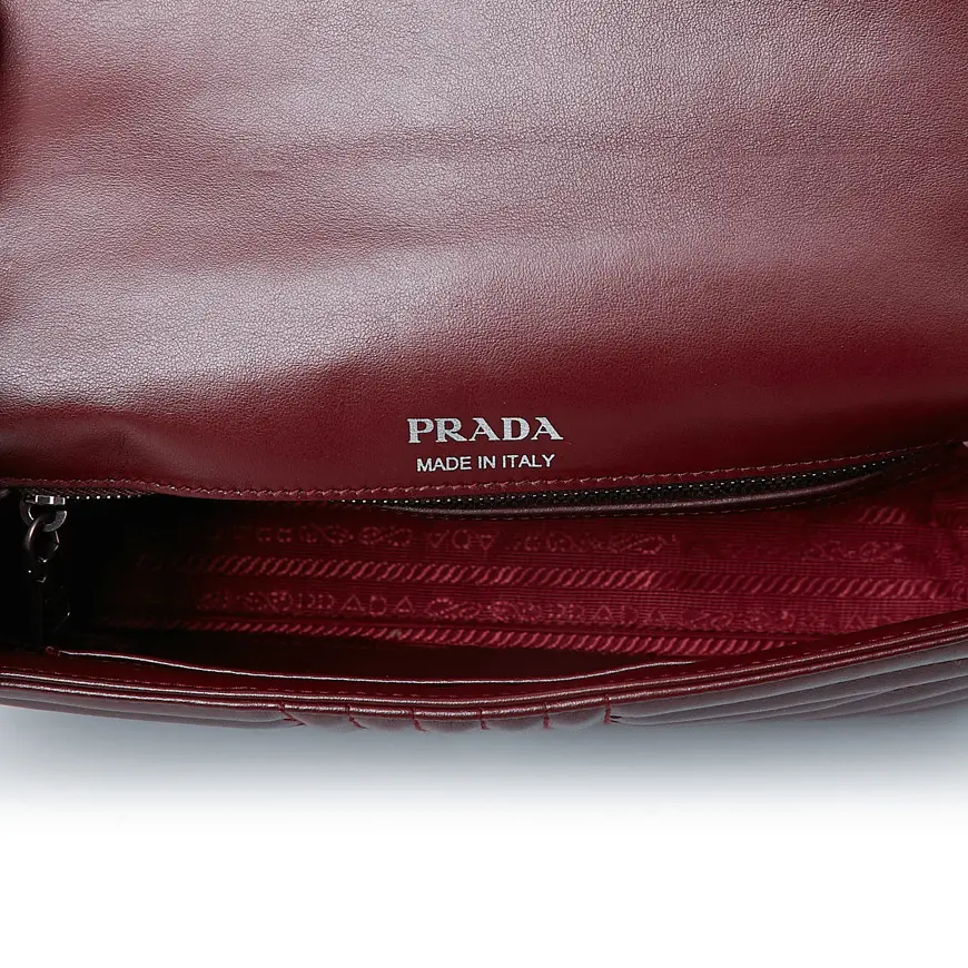 Túi Prada Pedro Diagram Leather Crossbody Bag 1BD150-2D91-F0XJE - Ảnh 4