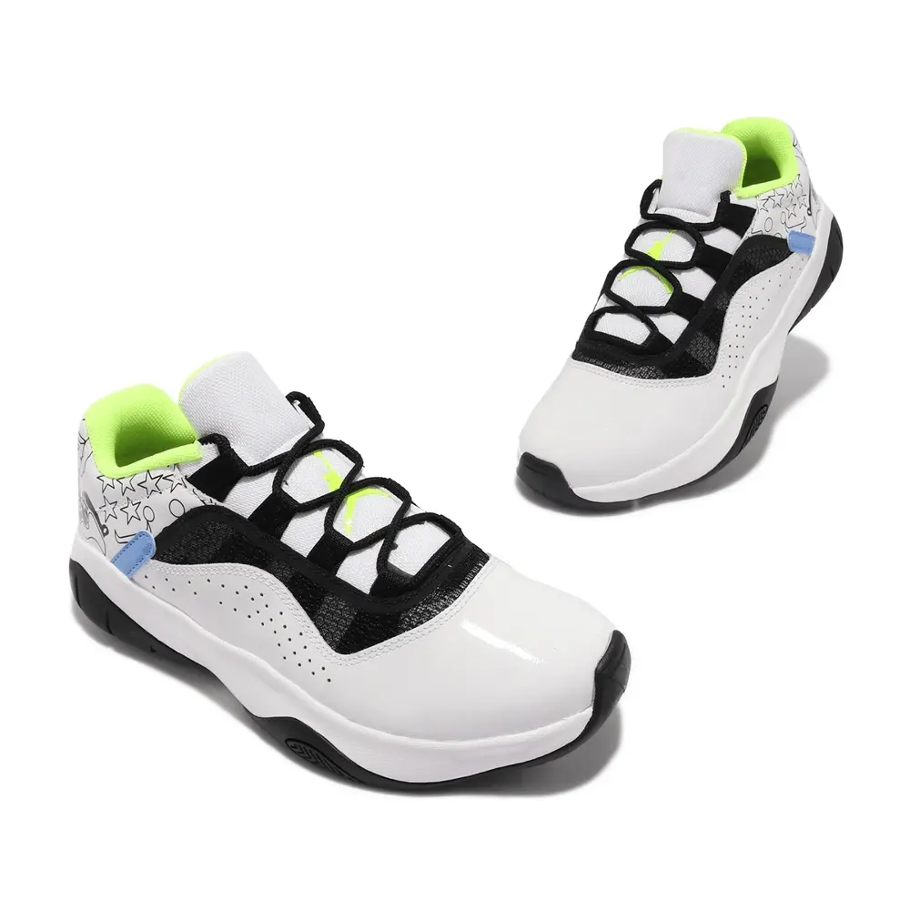 Alternative view of Giày Nike Air Jordan 11 CMFT Low SE GS 'White Volt' DM3397-100