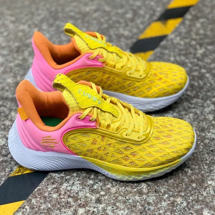 Giày Under Armour Curry Flow 9 'Sesame Street Big Bird' 3024248-702 - Ảnh 5