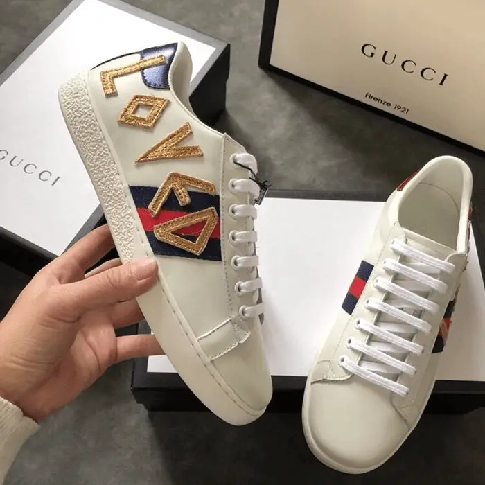 Alternative view of Giày Gucci Ace 'Loved' 497090-DOPE0-9095