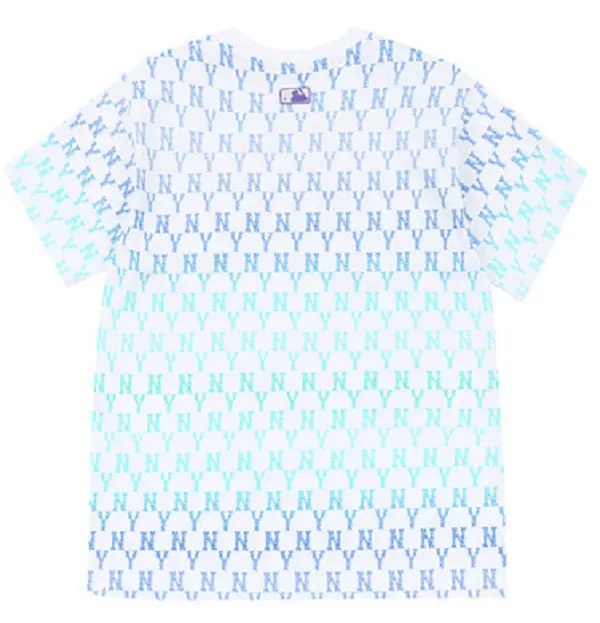 Alternative view of Áo MLB Monogram Blue Gradation New York Yankees 31TSMC131-50U