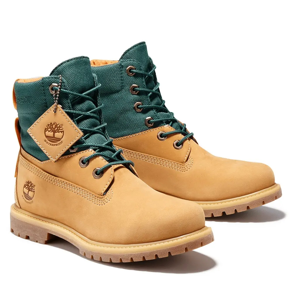 Alternative view of Giày Timberland Wheat Yellow Nubuck Leather Casual Boots A2AYW