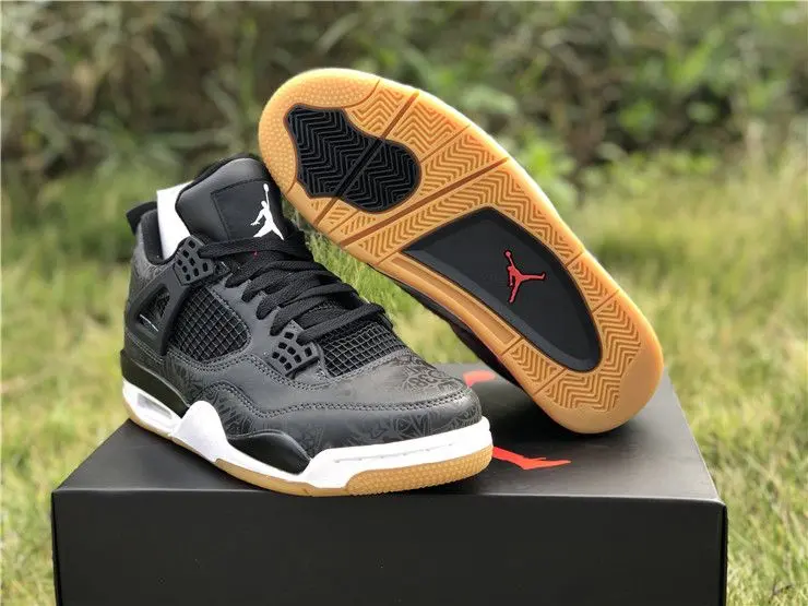 Giày Nike Air Jordan 4 Retro 'Laser' CI1184-001 - Ảnh 5
